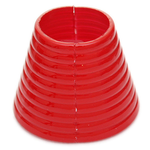 Red Round Cylinder High Ponytail Claw Hair Clip