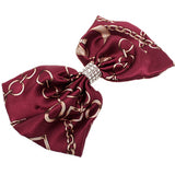 Red Chain Link Pattern Gator Hair Clip