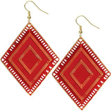 Red Relect Earrings