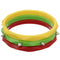Red Green Multicolor Spike Stacked Bracelets
