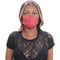 Red Paisley Face Mask