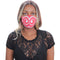 Red Swirl Pattern Face Mask