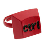 Red Keyboard CTRL Key Adjustable Ring