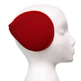 Red Fleece Unisex Coil EarMuffs Warmers