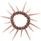 Rose Gold Fireball Spike Studded Stretch Bracelet