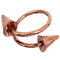 Rose Gold Swirl Mini Cone Adjustable Ring