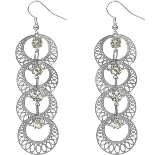 Silver Drop Earrings