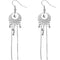 Silver Long chain Earrings