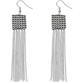 Silver Mesh Earrings