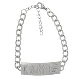 OMG Chain Link ID Bracelet