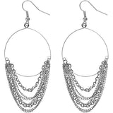 Silver Chain Earrings