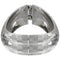 Silver Arch Curved Hinged Bracelet
