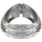 Silver Arch Curved Hinged Bracelet
