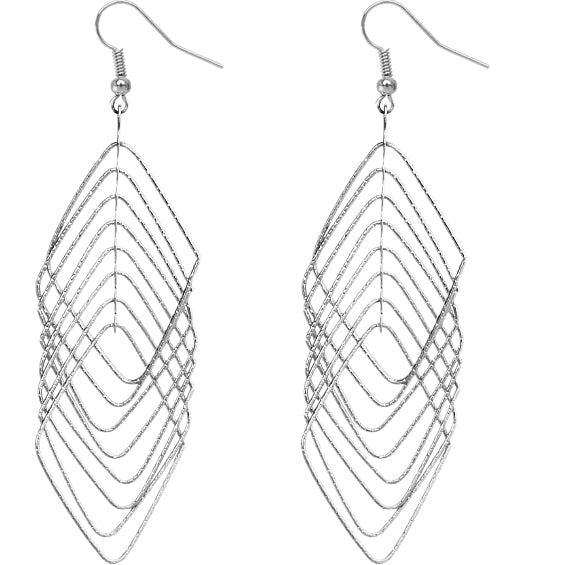 Silver Tier Earrings