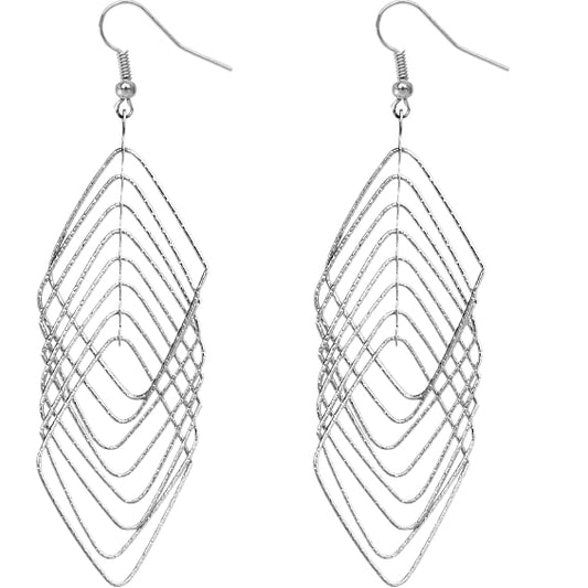 Silver Tier Earrings
