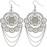 Silver Drop Chain Earrings