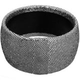 Silver Glitter Bangle Bracelet