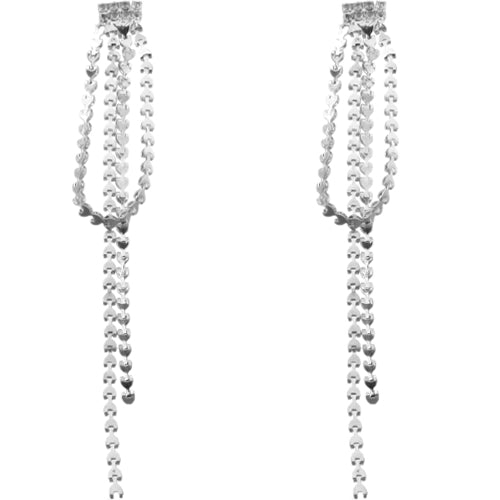 Silver Heart Earrings