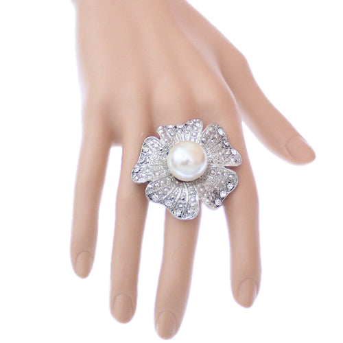 Silver Peal Ring