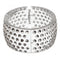 Clear Six Row Hinged Bracelet