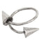 Silver Swirl Mini Cone Adjustable Ring