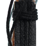 Black Starfish Faux Leather Adjustable Bracelet