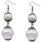 White Elegant Faux Pearl Drop Earrings