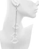 White big Lips Earrings