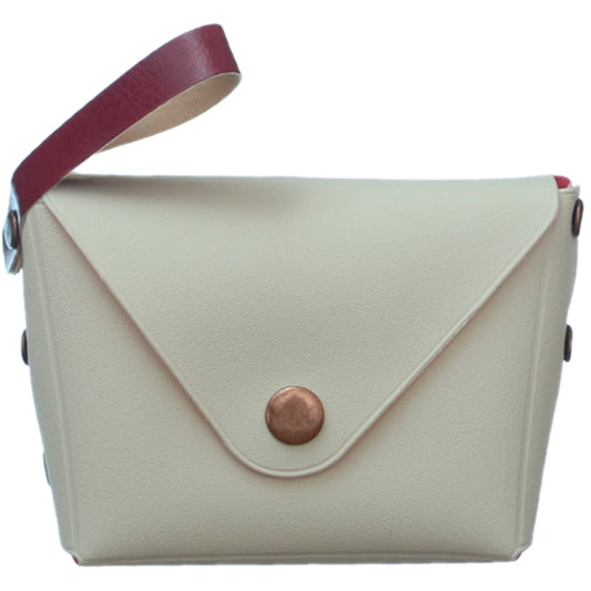 White Mini Wristlet Wallet