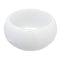 White Round Shiny Bangle Bracelet
