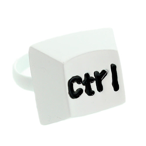 White Keyboard CTRL Key Adjustable Ring