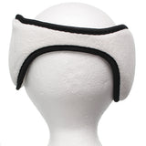 White Fleece Unisex Coil EarMuffs Warmers