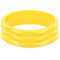 Yellow 3-Piece Flat Design Stacked Bracelets