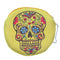 Yellow Day of the Dead Skull Zipper Wallet