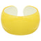 Yellow Glitter Sparkle Cuff Bracelet