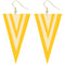 Yellow Mirrored Earrings