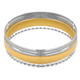 Yellow 5-piece Twist Stacked Bracelet Set