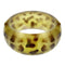 Yellow Spotted Cheetah Hinged Bracelet