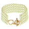 Yellow Chevron Toggle Chain Bracelet