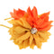 Yellow Orange Floral Fabric Headband