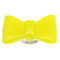 Yellow Large Glossy Bow Adjustable Ring
